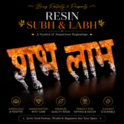 Elegant Resin Shubh Labh Wall Decor