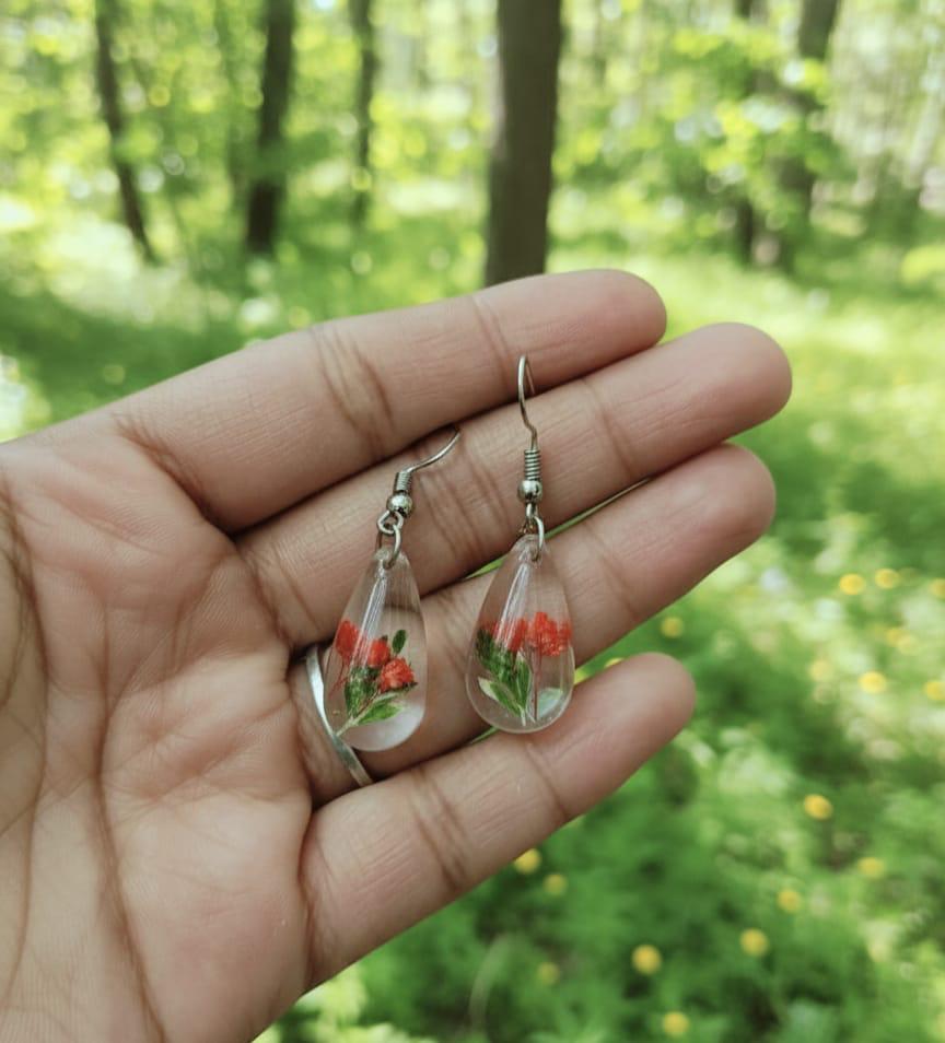 Eternal Bloom Teardrop Earrings