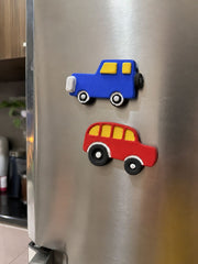 DIY Car Painting Kit for Kids – 2 Concrete Cars, 6 Paints & 1 Brush